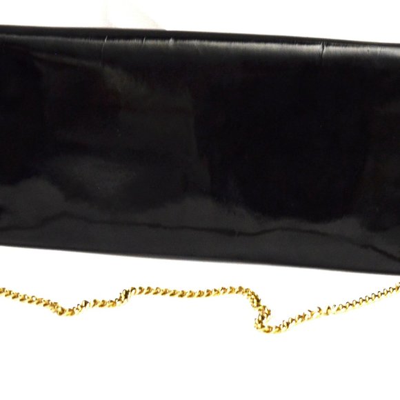Vintage Celine Paris Leather Clutch W/Chain Strap " Stunning!" 🔥 - Picture 4 of 7